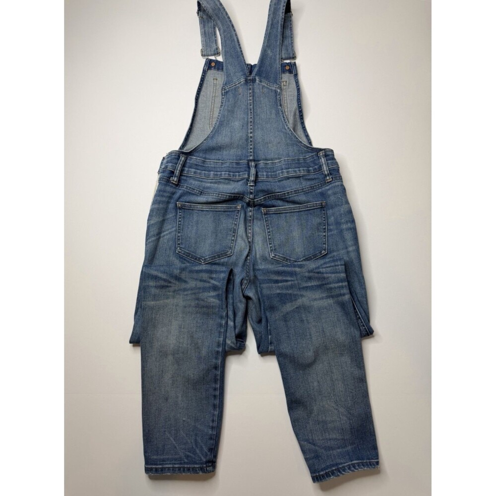 Madewell Denim Overalls Women’s Small Distressed Skinny Blue Bib Dungarees - Picture 2 of 9